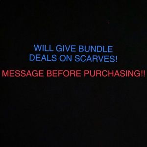 **WILL BUNDLE SCARVES**